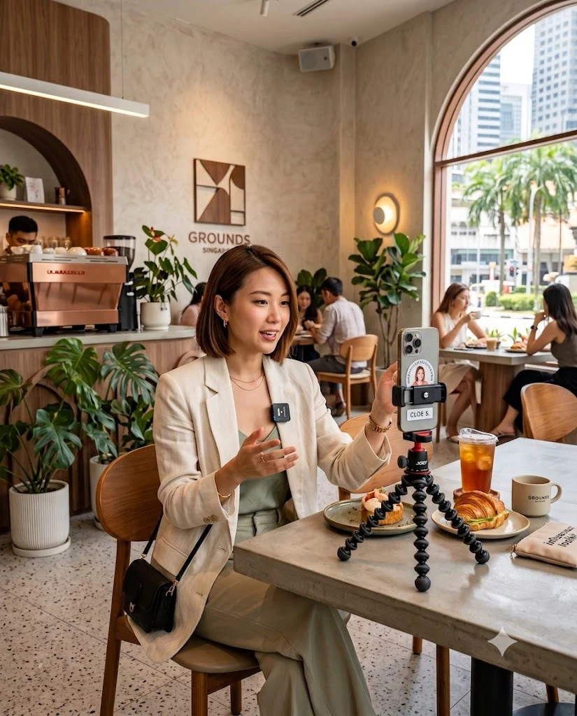 Social media marketing and short-form content creation in Singapore